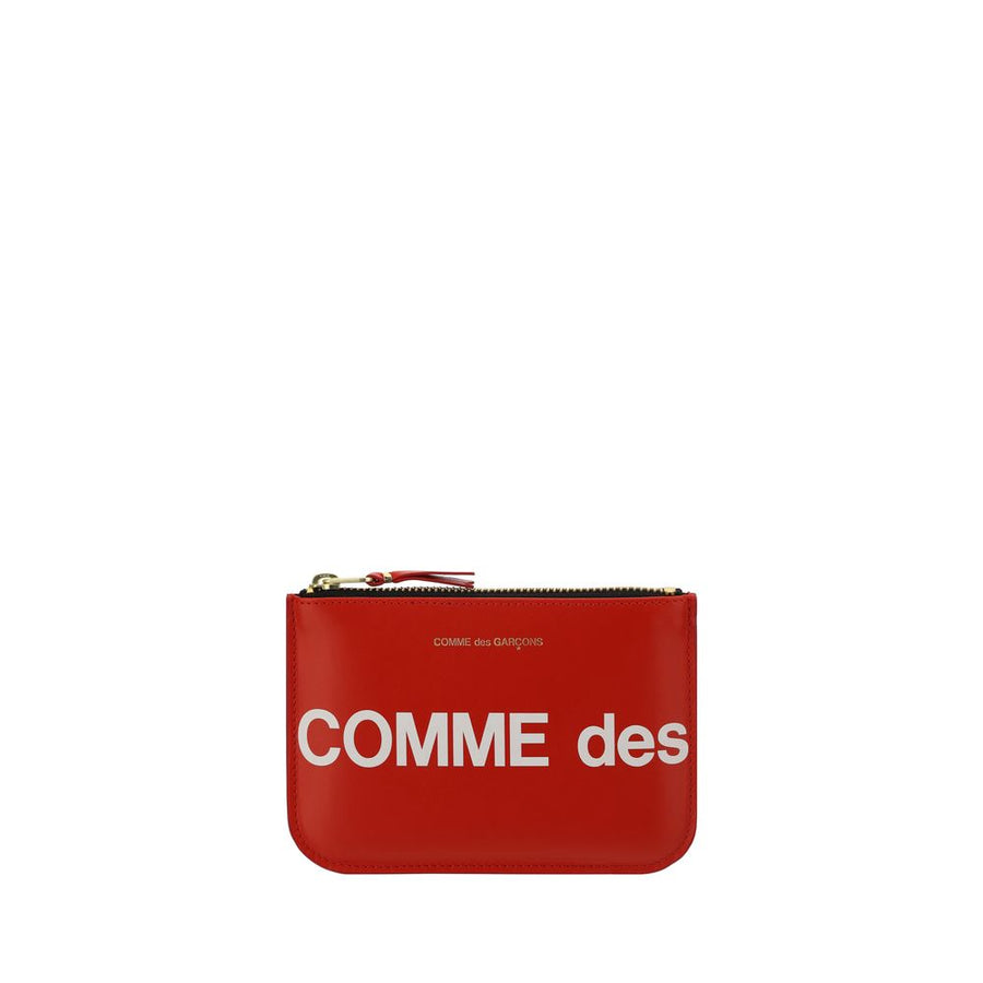 Comme des Garçons 100% Calf Leather Bos Taurus coin purse in red