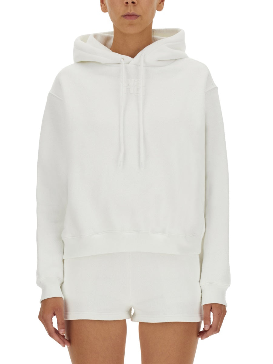 Essential Sweatshirt White Cotton Sweatshirts