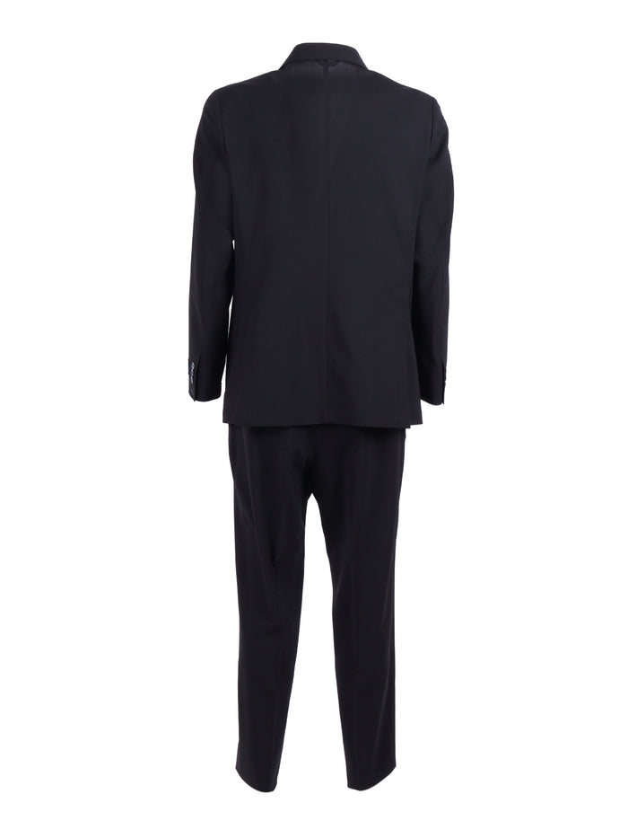 Zero Gravity Suit Black Wool Elastane Single Breasted Dress