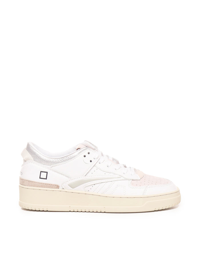 D.a.t.e. Sneakers White-pink Leather