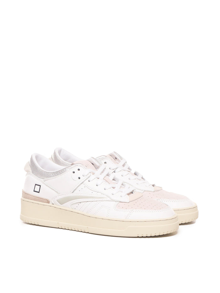D.a.t.e. Sneakers White-pink Leather