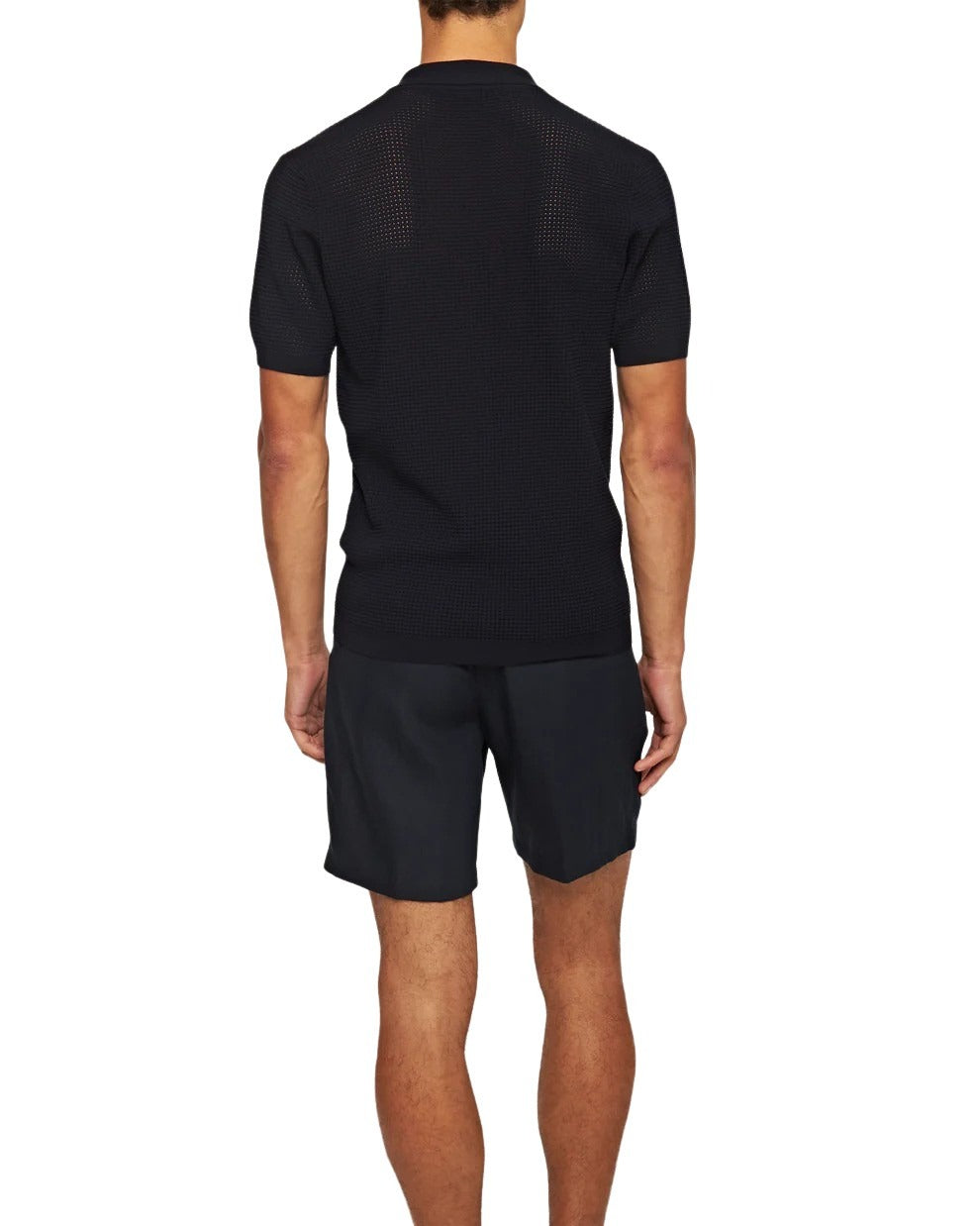 Roddy Blue Viscose Polyester Polo