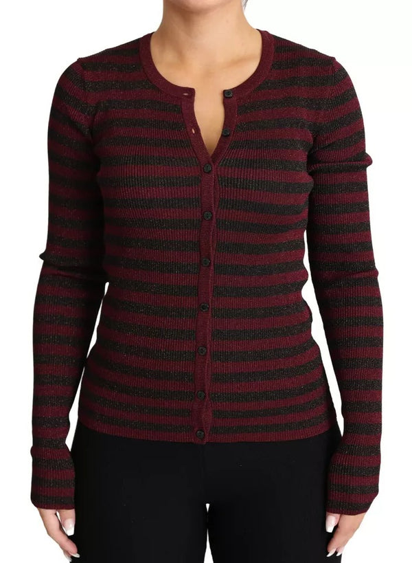Dolce & Gabbana 77% Viscose cardigan in red