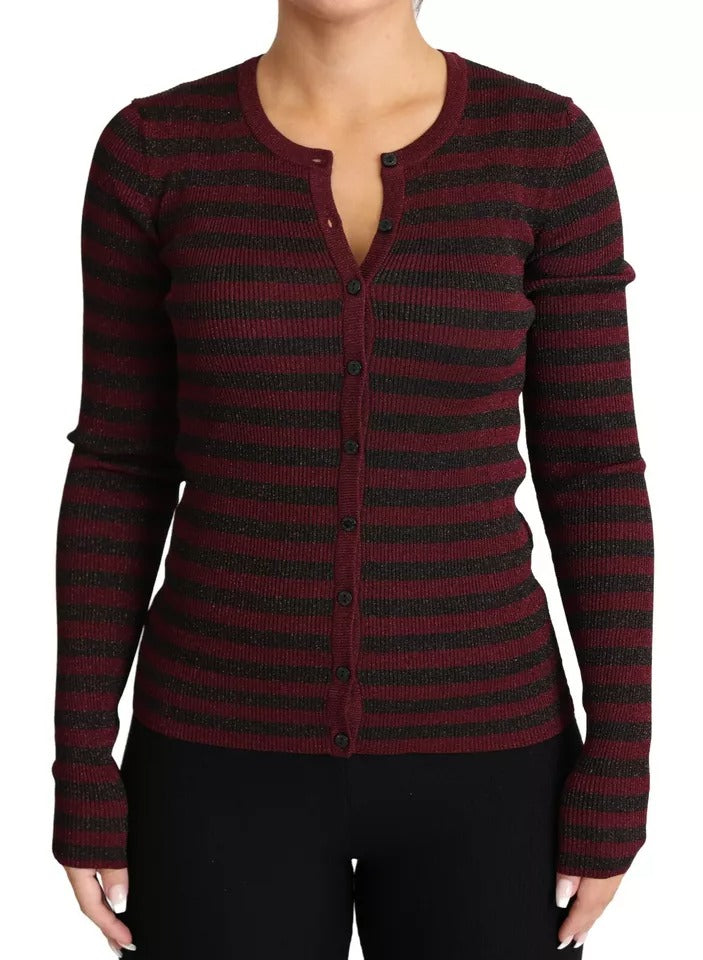 Dolce & Gabbana 77% Viscose cardigan in red