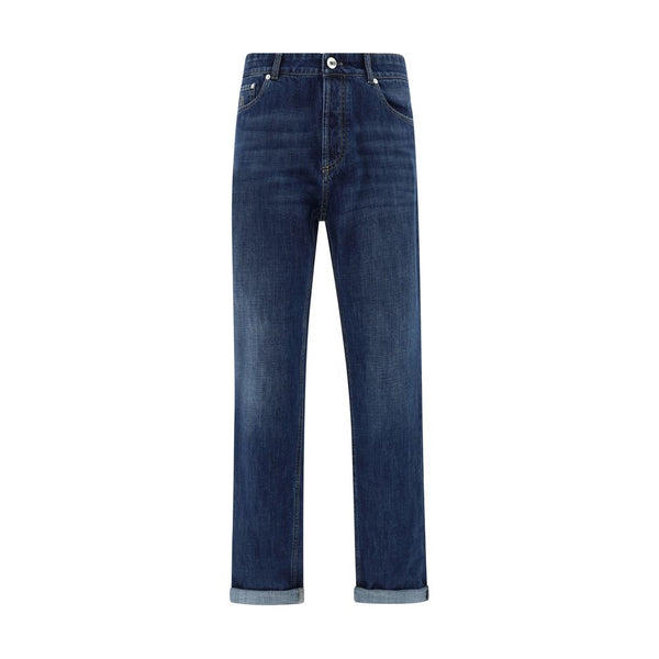 Brunello Cucinelli 100% Cotton jeans in blue