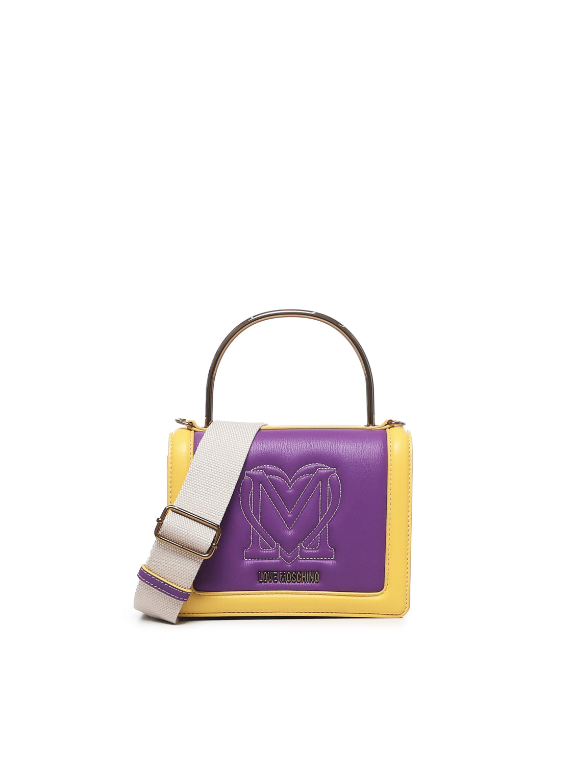 Love Moschino Bags Purple, Yellow Polyurethane