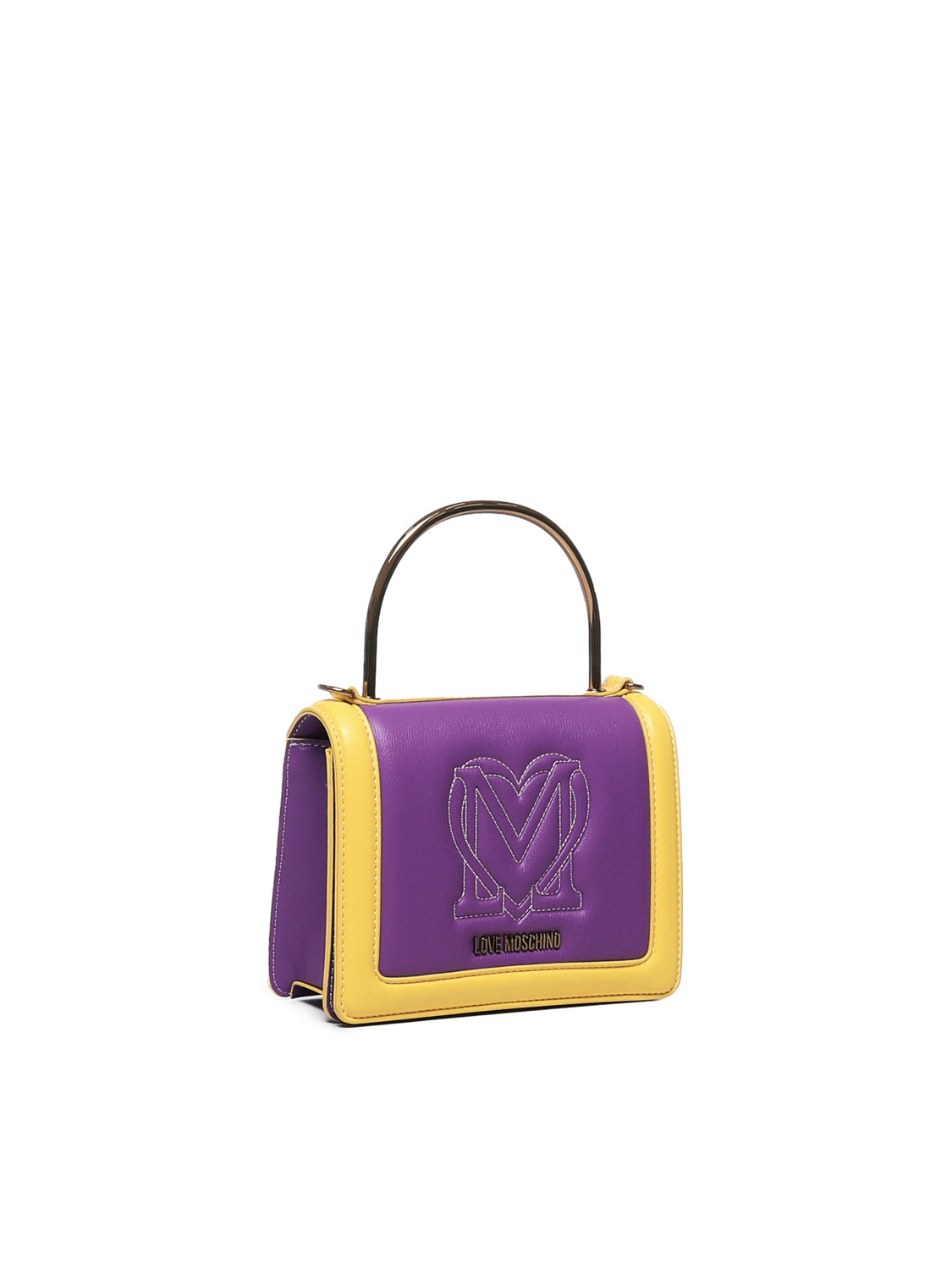 Love Moschino Bags Purple, Yellow Polyurethane
