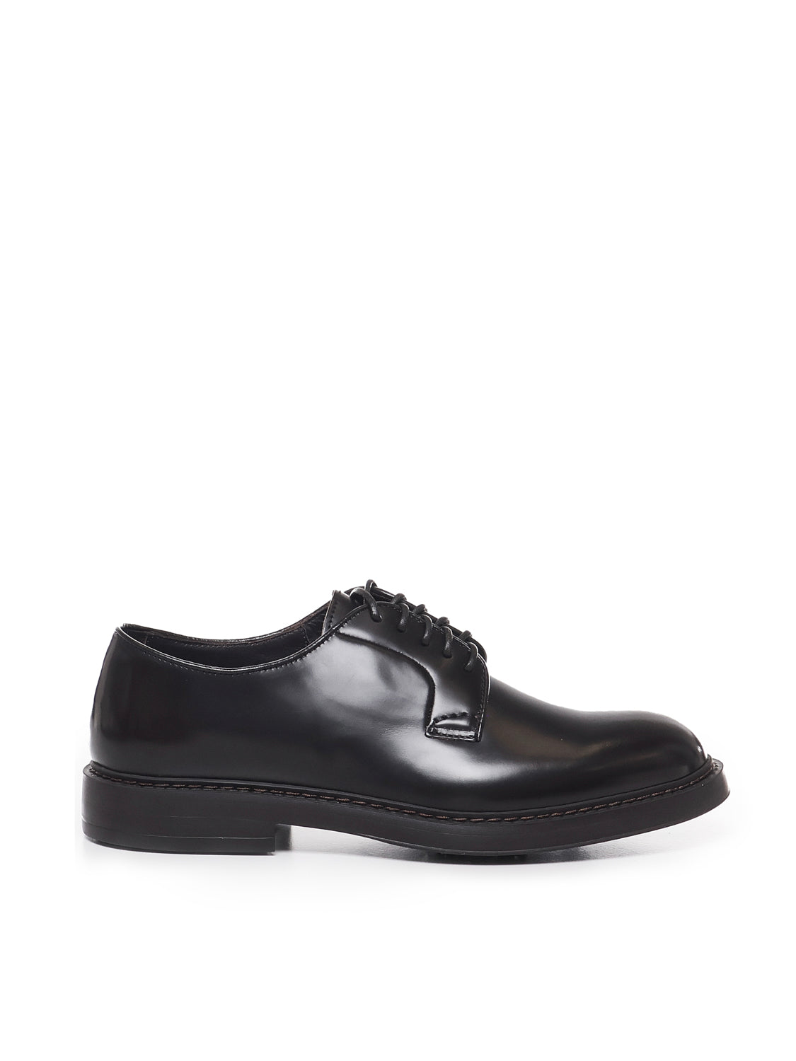 Doucals Flat Shoes Brown Calfskin