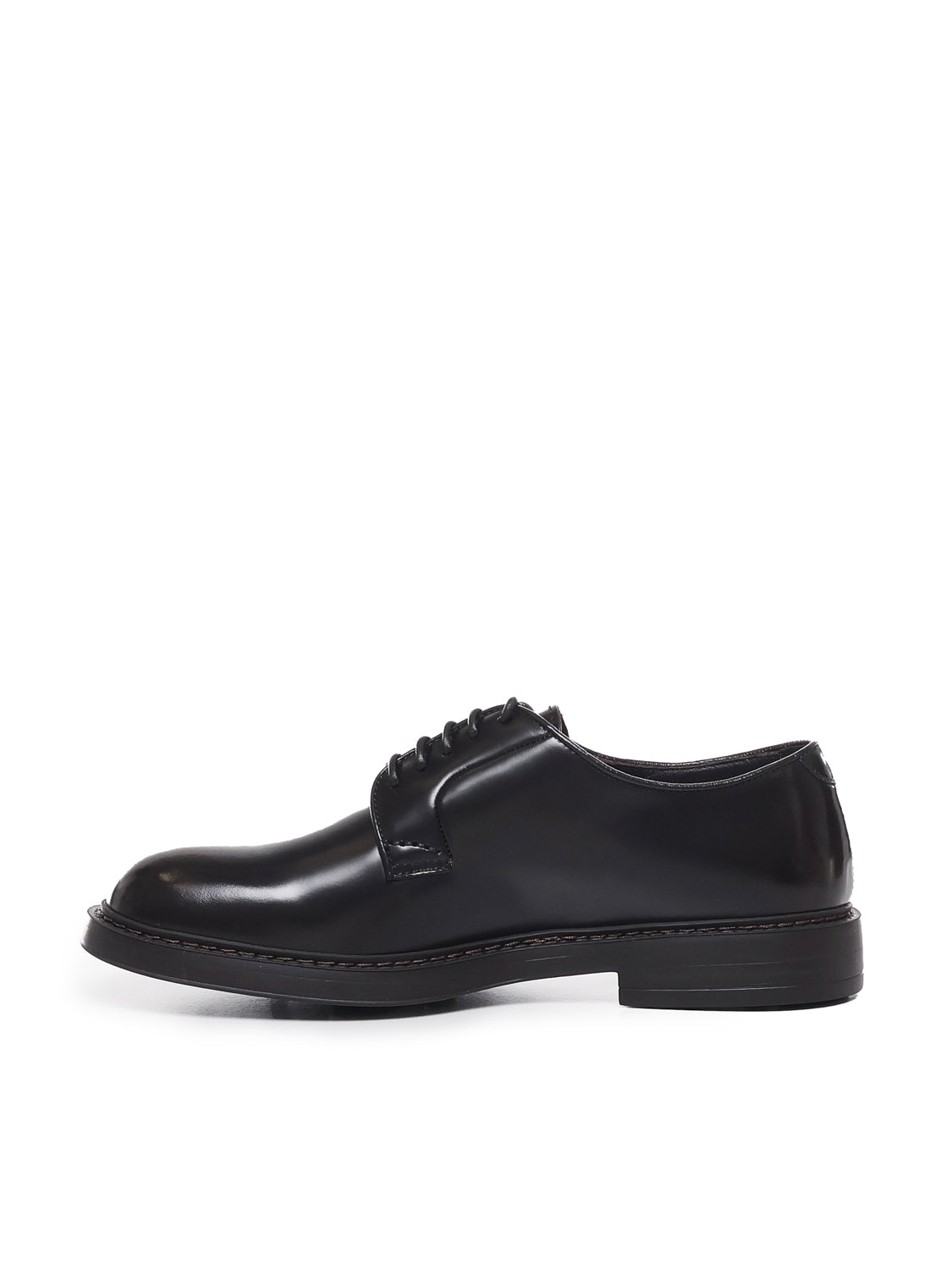 Doucals Flat Shoes Brown Calfskin