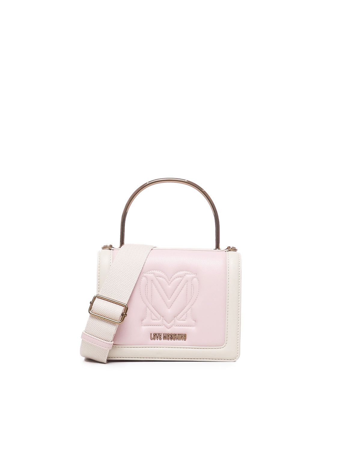 Love Moschino Bags Nude, Ivory Polyurethane