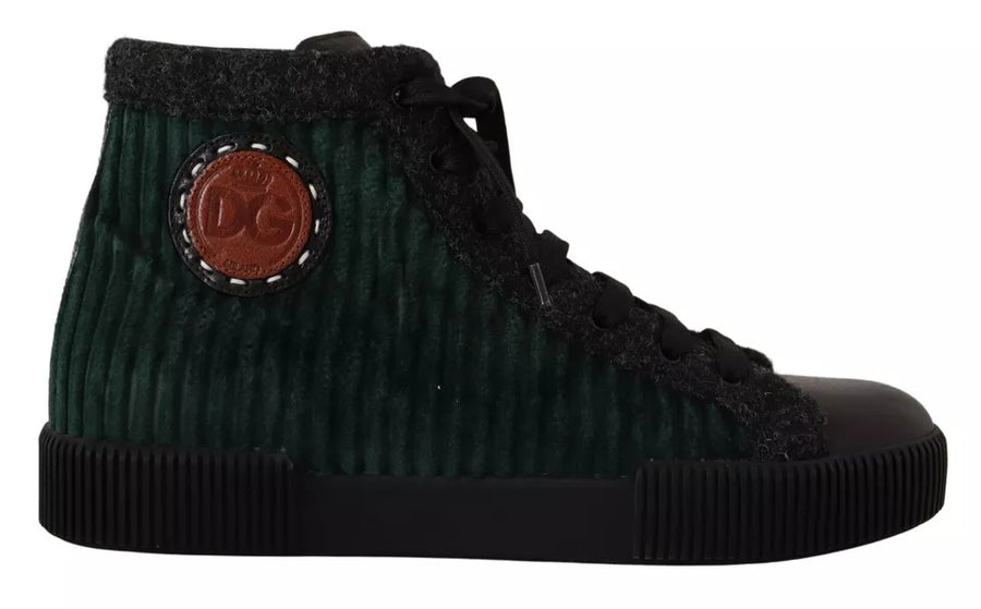 Dolce & Gabbana Corduroy sneaker in green