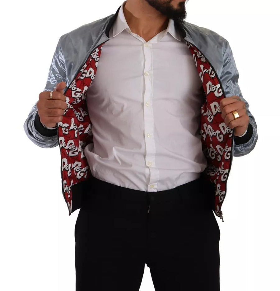 Dolce & Gabbana 63% Polyester jacket in gray