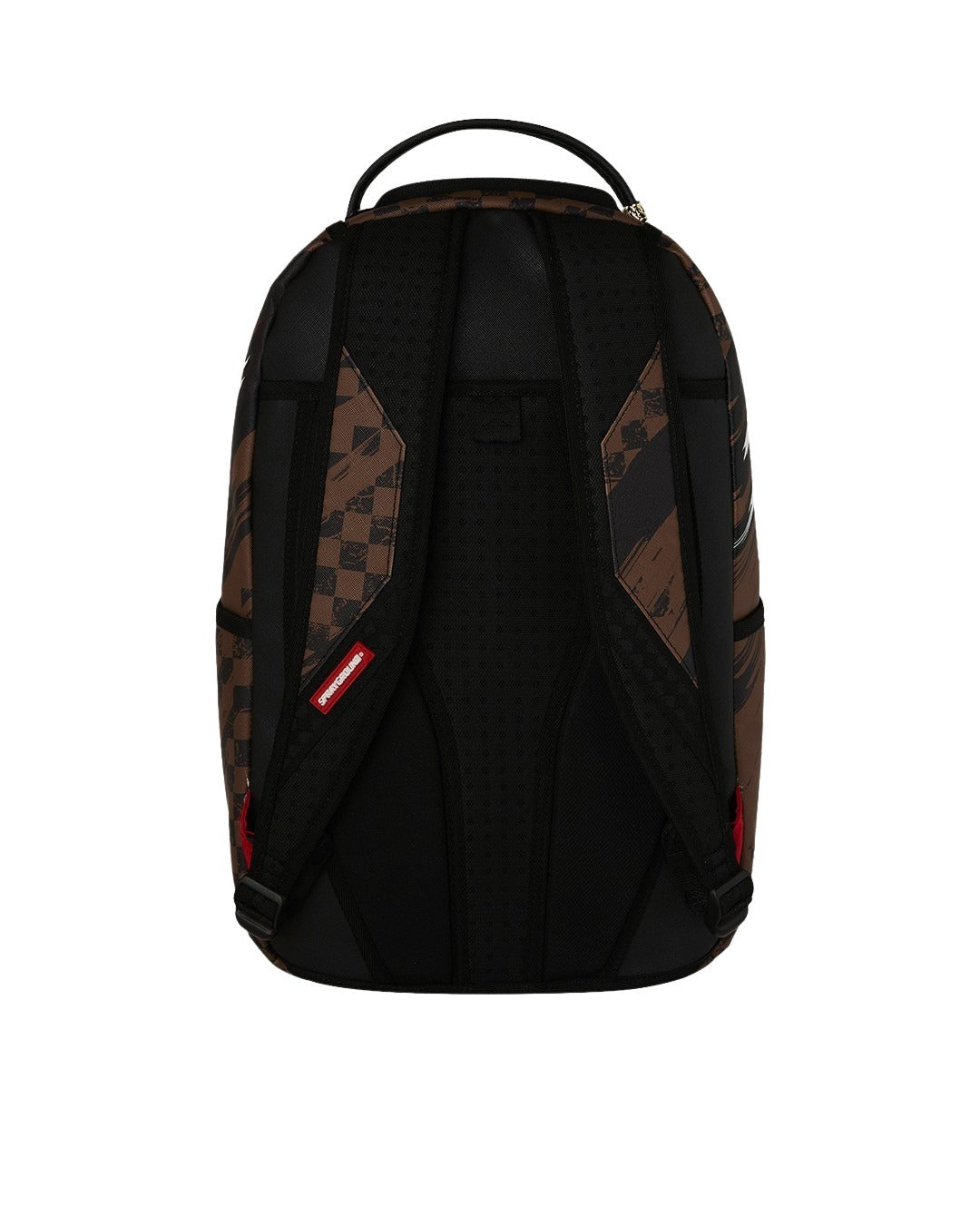 Smeared Grunge Backpack Black Polyester Bag