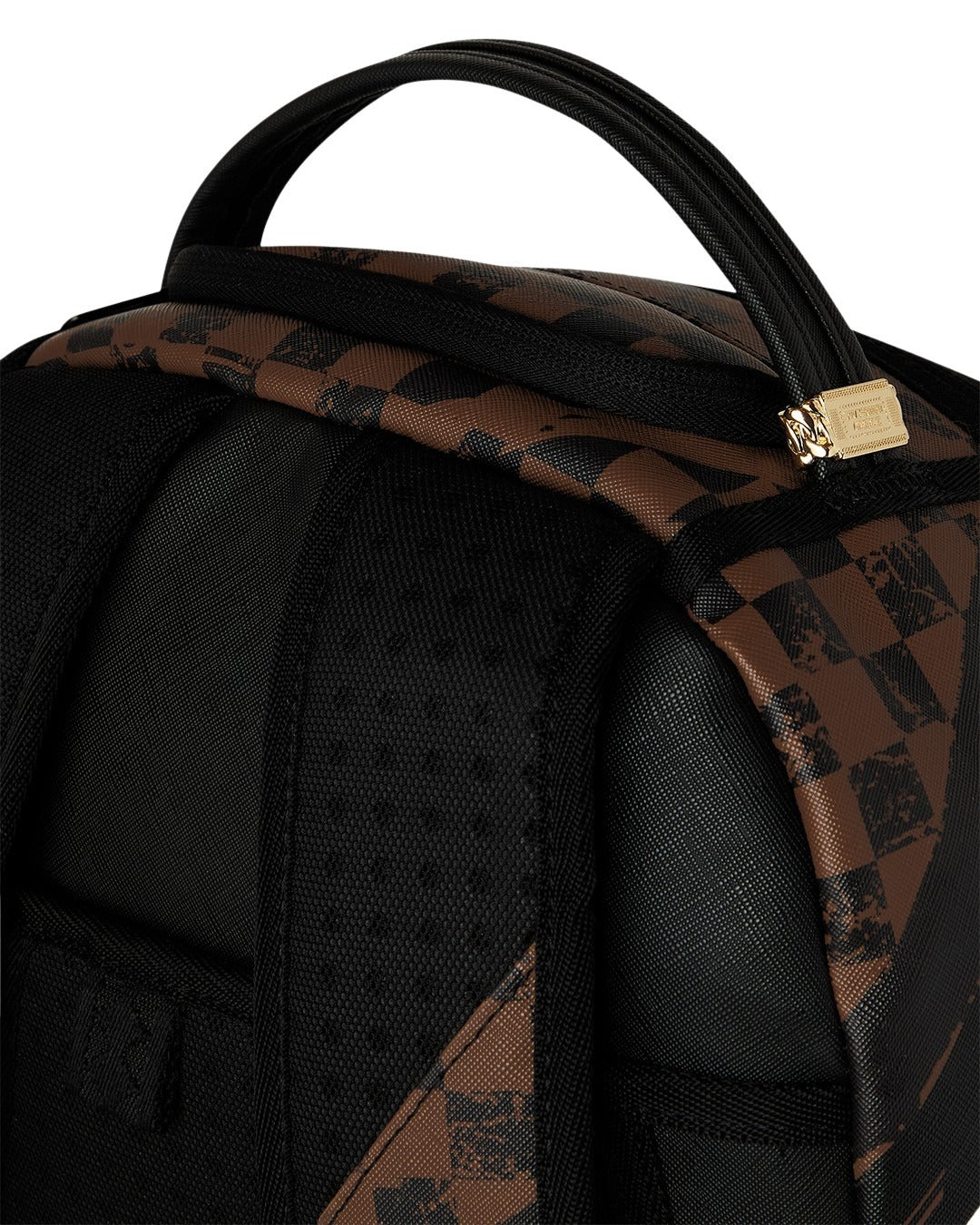 Smeared Grunge Backpack Black Polyester Bag