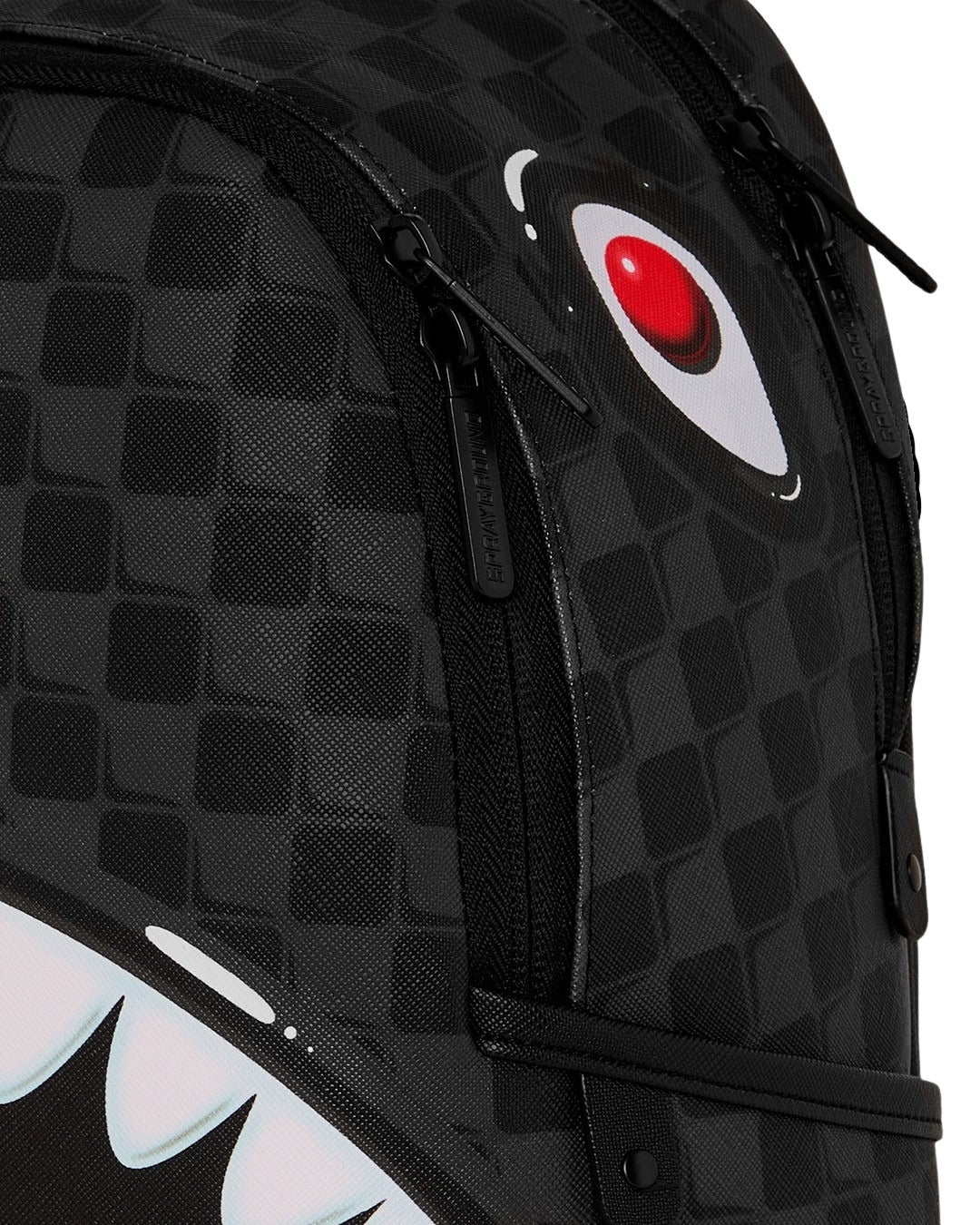 Sharks Paris Balloon Savage Backpack Black Polyvinyl Chloride Bag