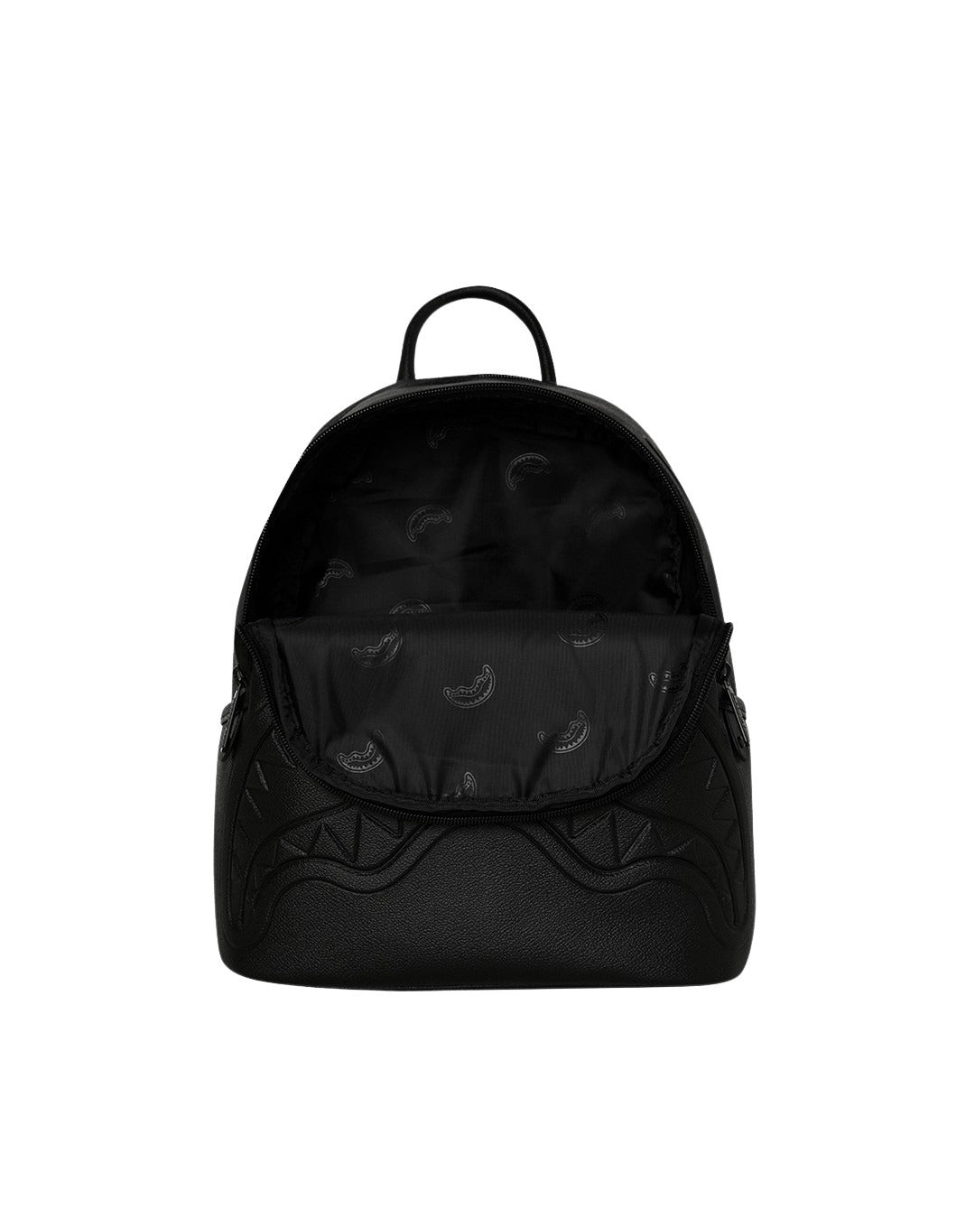 Gold Brick Luxe Savage Backpack Black Polyvinyl Chloride Bag