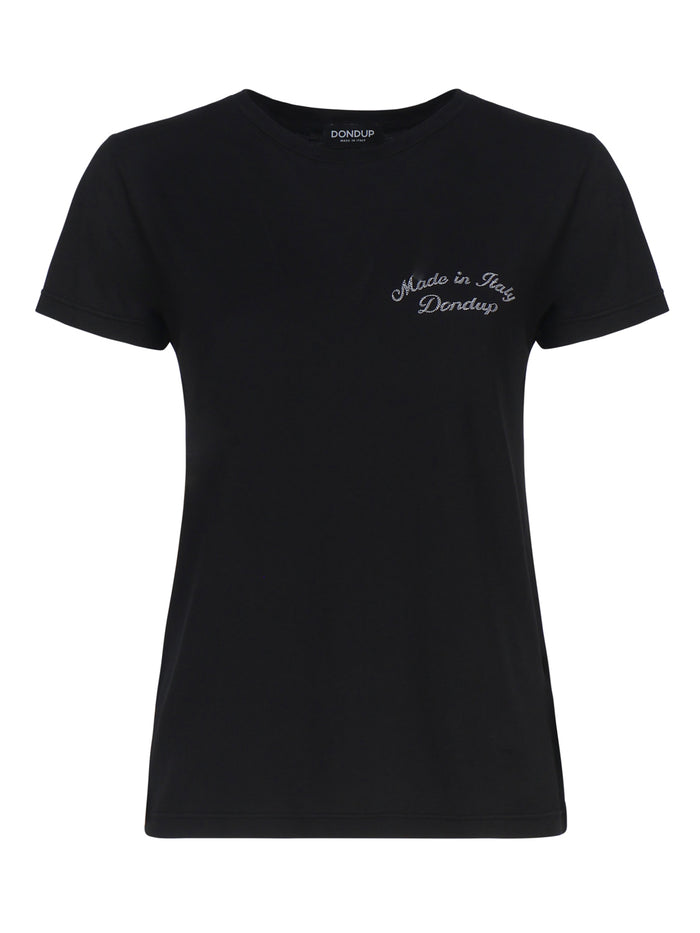 Dondup T-Shirts And Polos Black Cotton