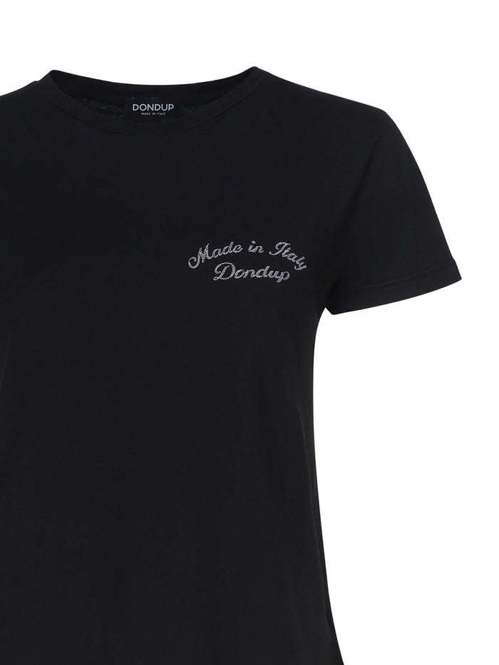 Dondup T-Shirts And Polos Black Cotton