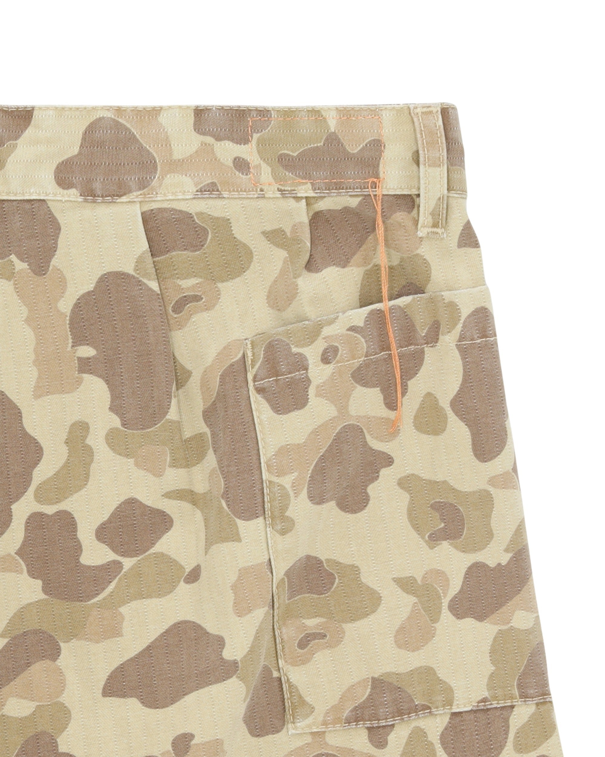 Camouflage Bermuda Shorts Green Pant
