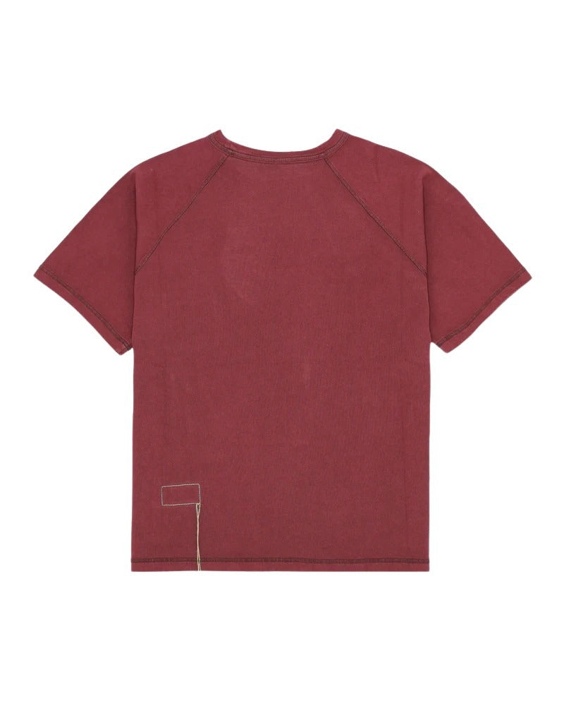 Raglan Jersey T-Shirt Red Tshirt