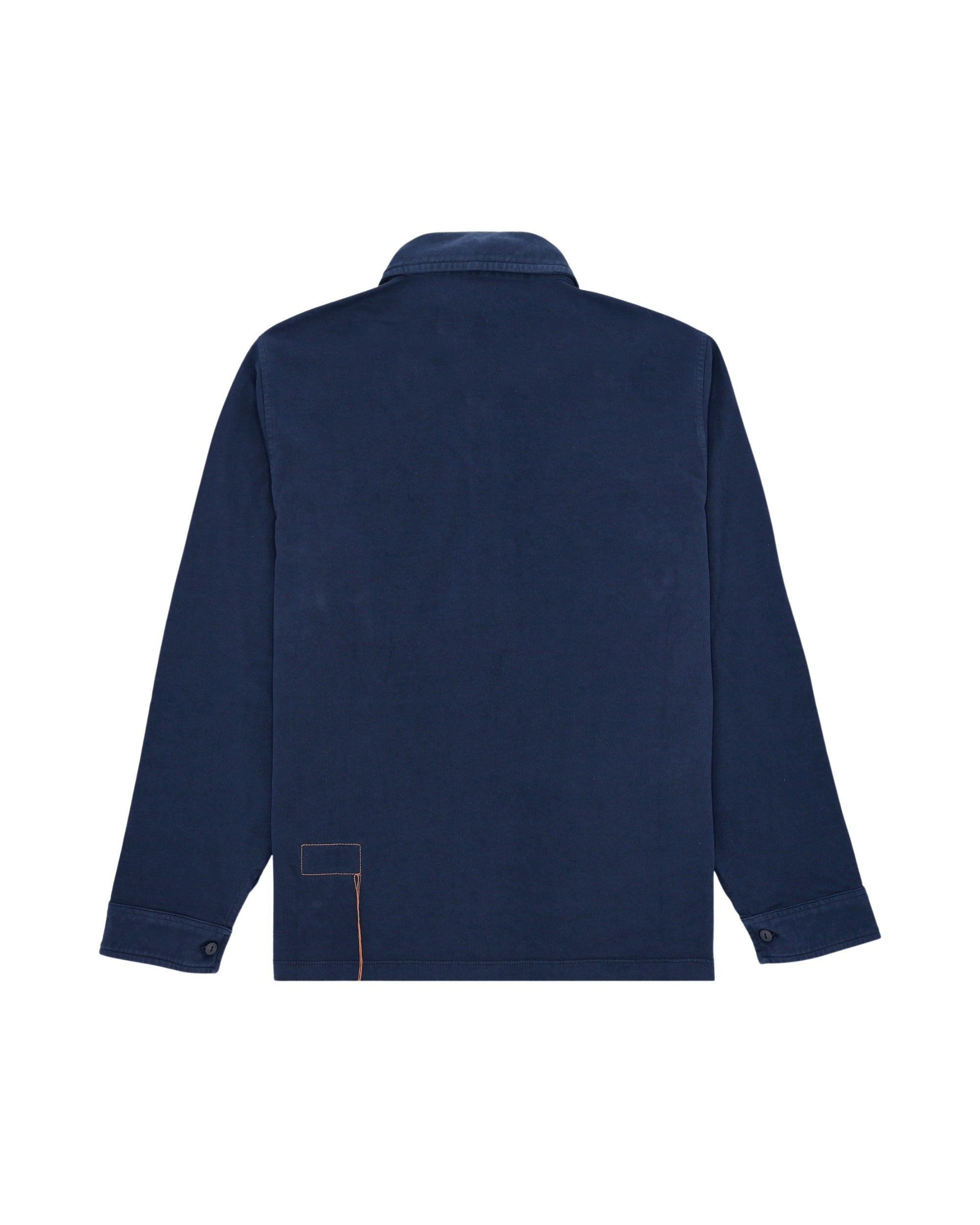 Long Sleeve Polo Blue