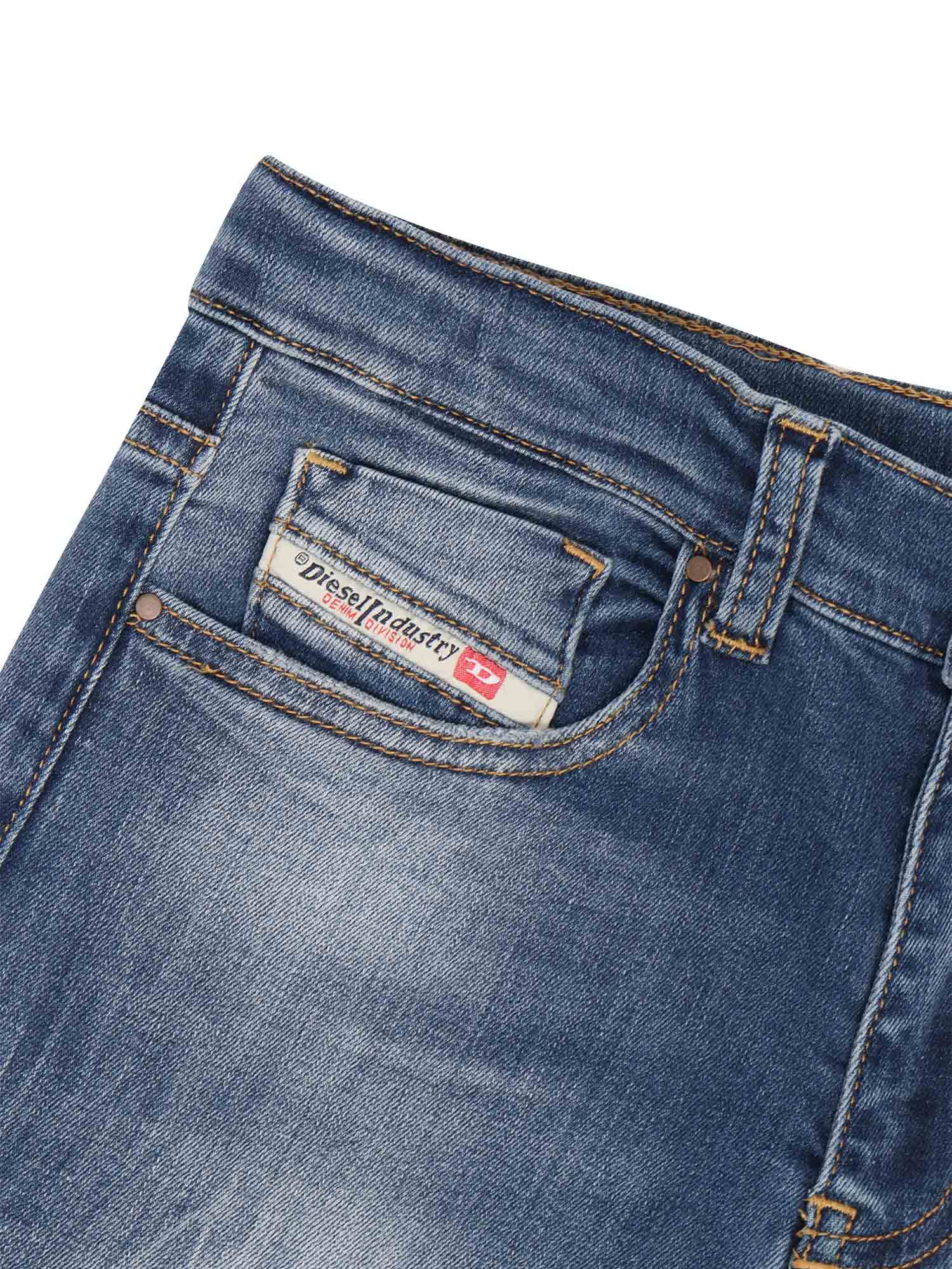 5 pockets Multicolor Cotton Elastane Jean