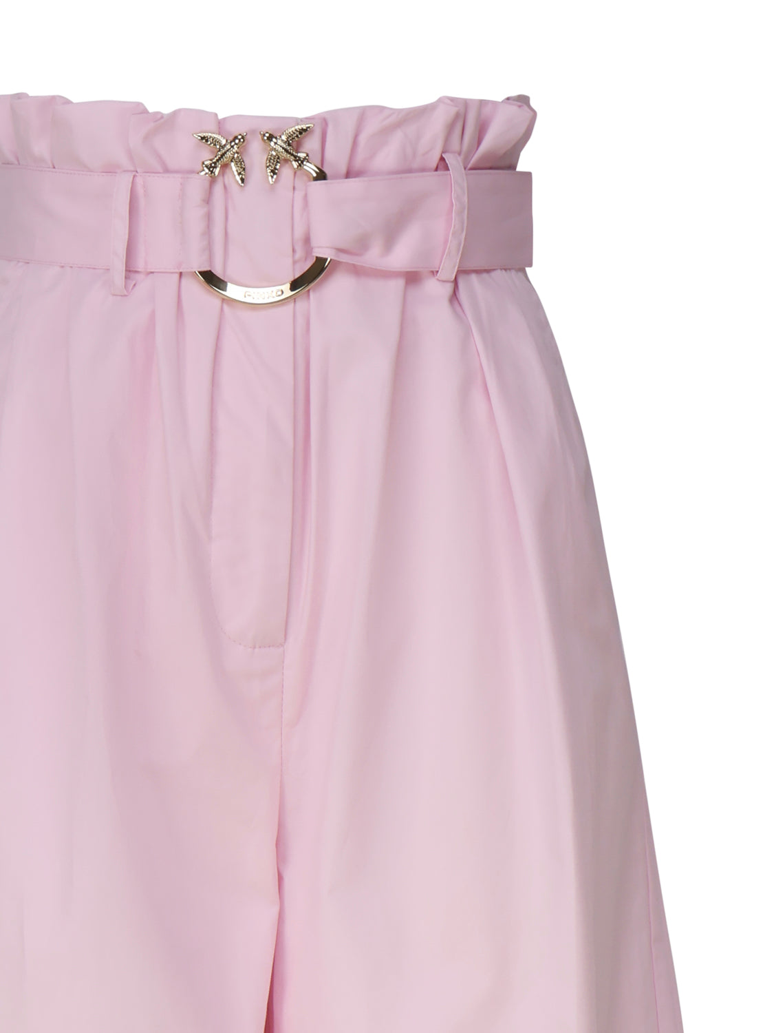 Pinko Trousers Pink Est - Tessuto Esterno: Co