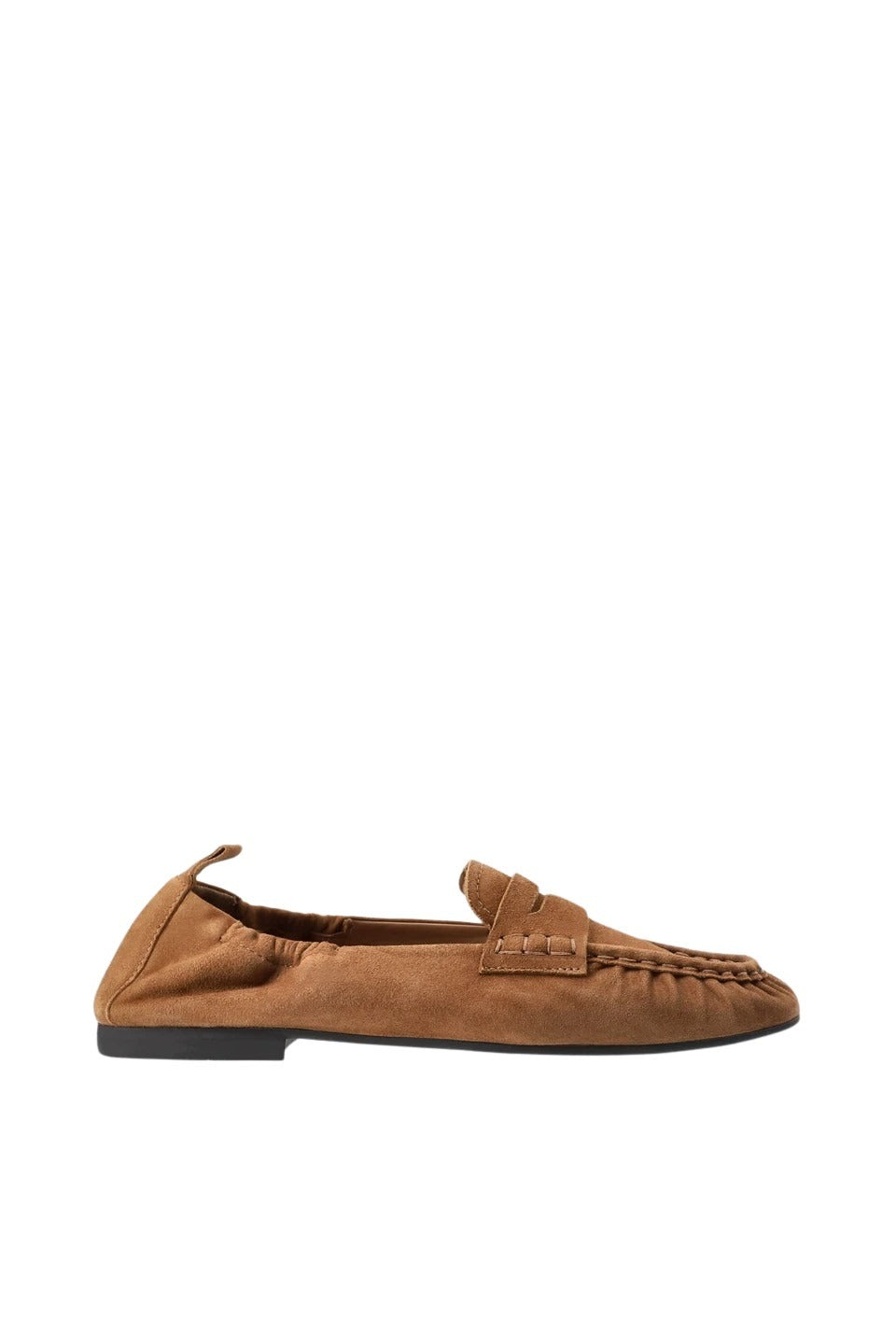 Woman Suede Loafer Brown | Calf