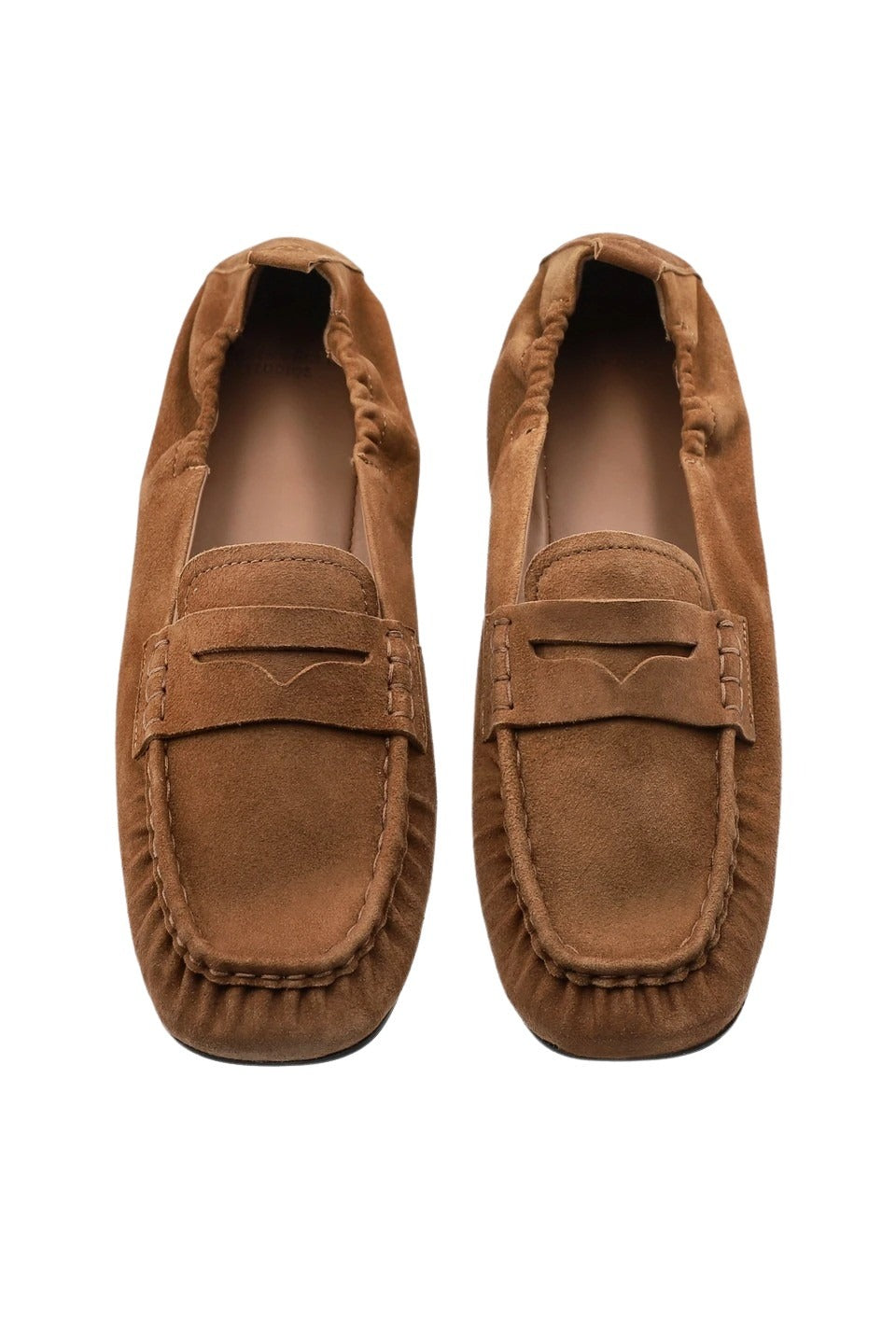 Woman Suede Loafer Brown | Calf