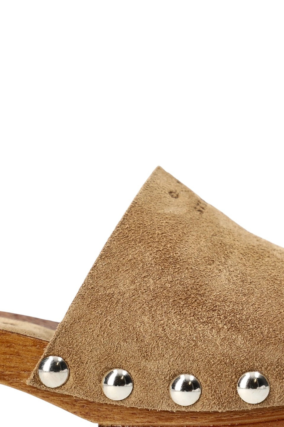 Woman Suede Clog Brown | Calf Shoe