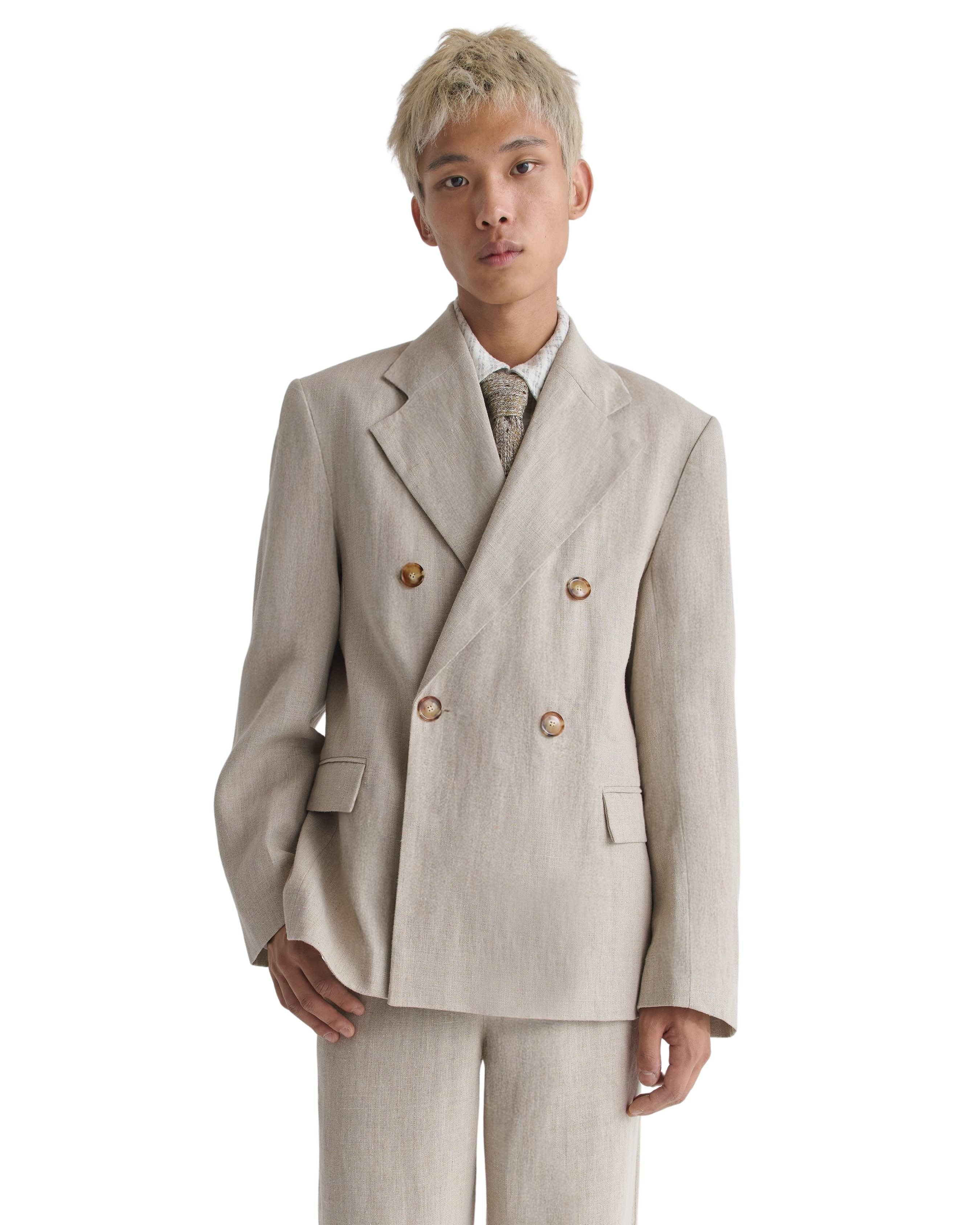 Donovan Brown Linen Jacket