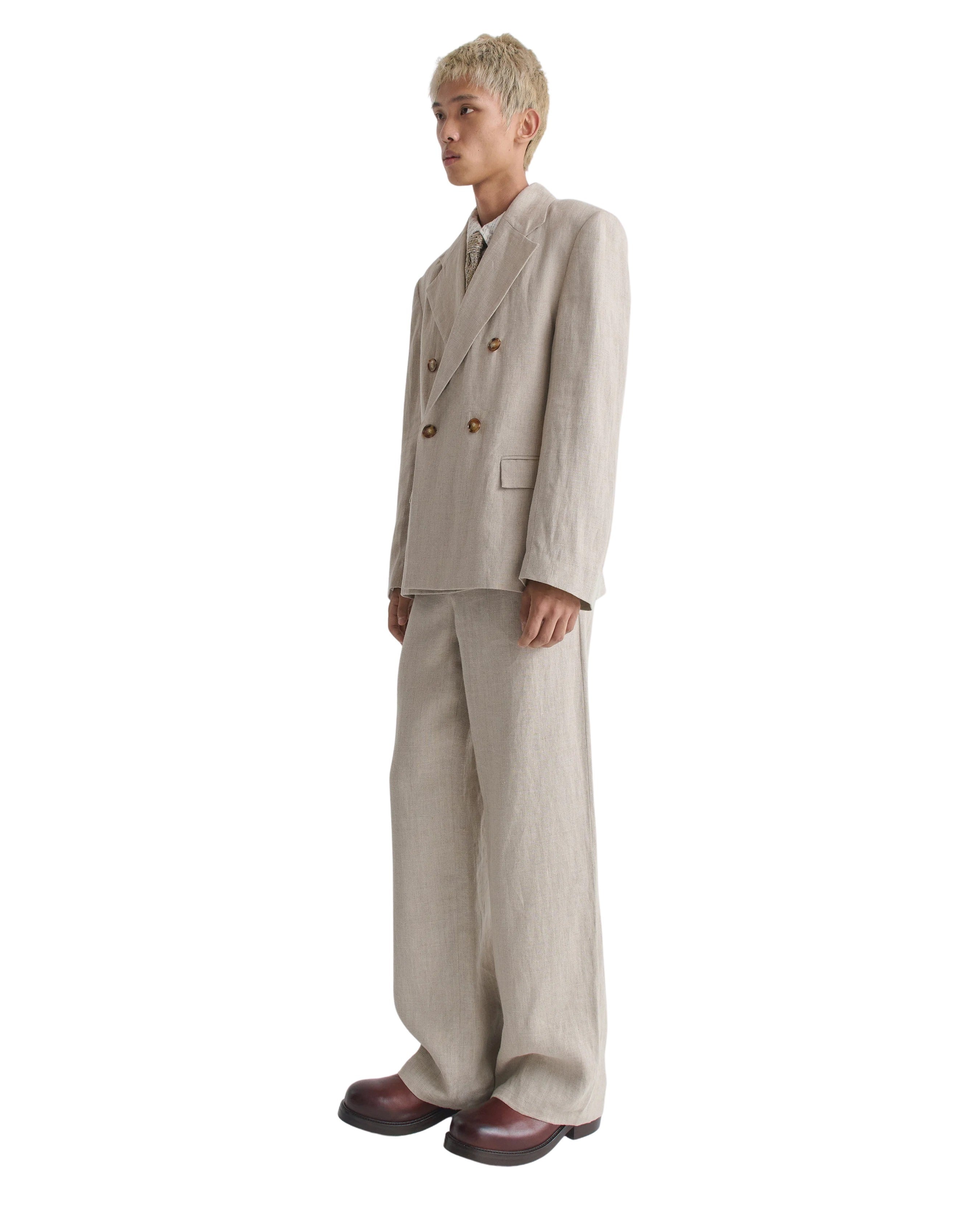 Donovan Brown Linen Jacket