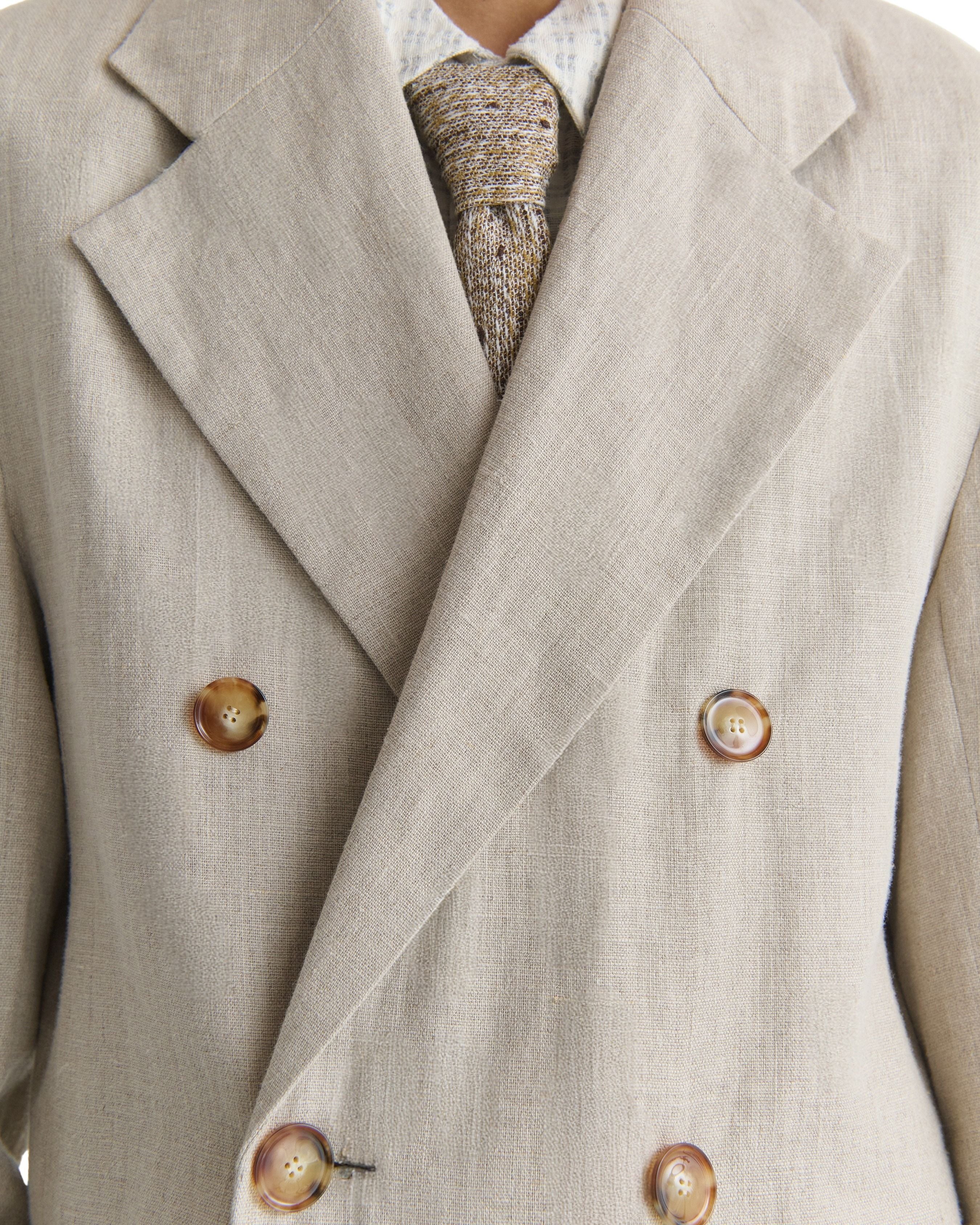 Donovan Brown Linen Jacket
