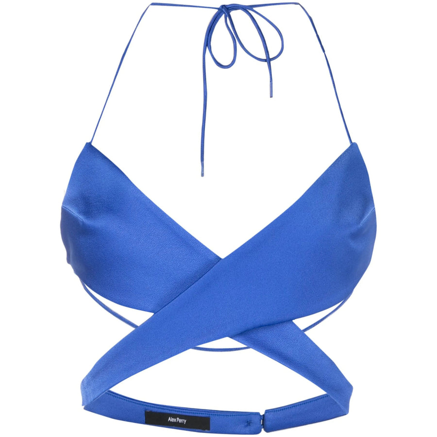Top Royal Blue Polyester Blouses