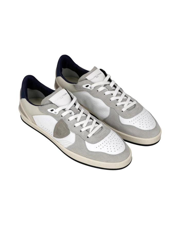 Pgal Low White Calf Leather Shoe