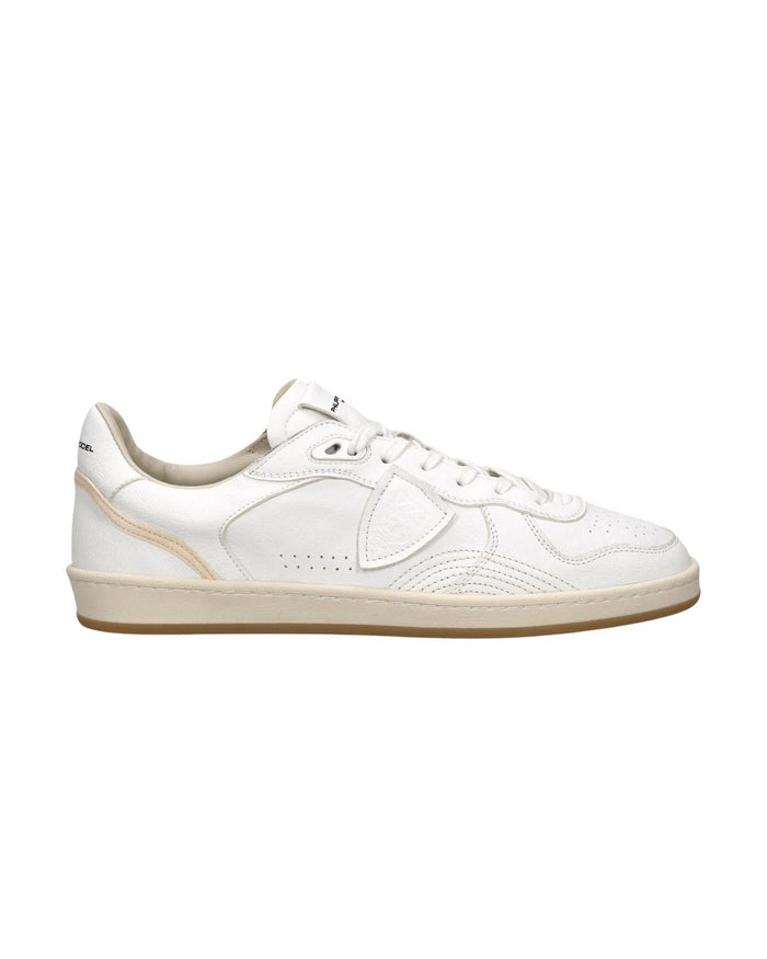 Pgal Low White Goat Leather Shoe