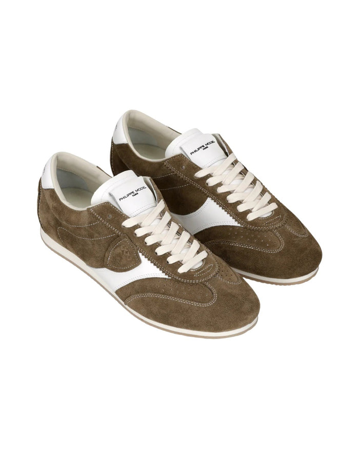 Planche Low Green Calf Leather Shoe