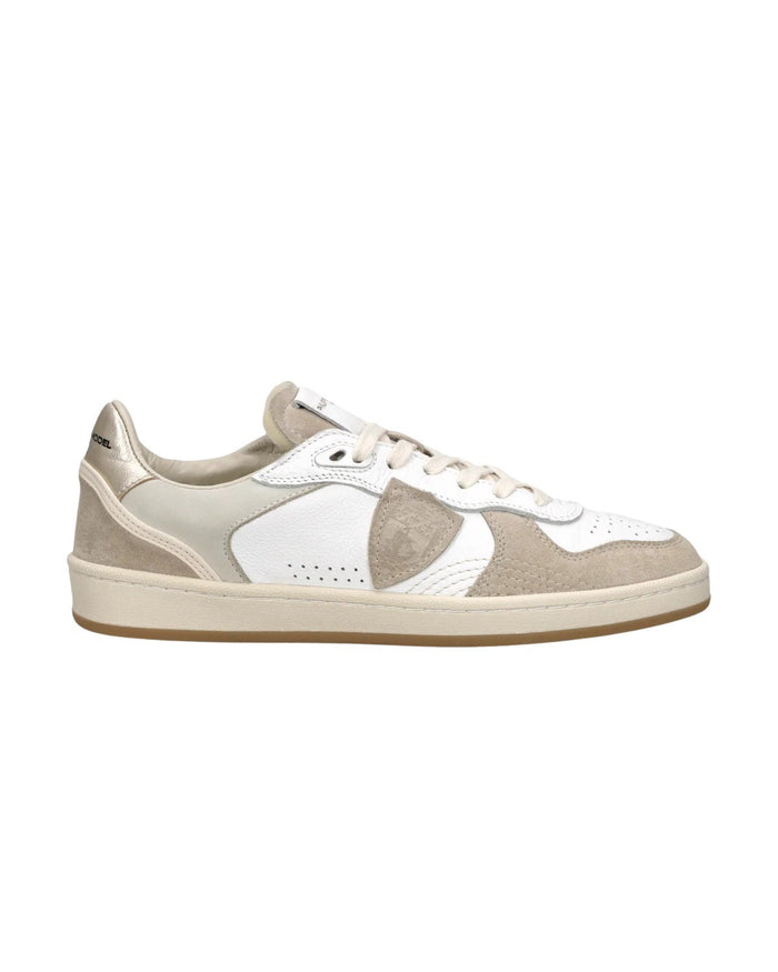 Pgal Low White Calf Leather - Goat Shoe
