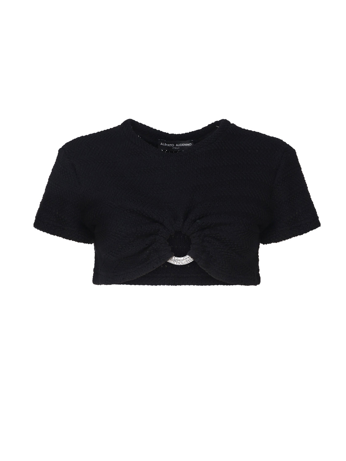 Alberto Audenino Top Black Cotton