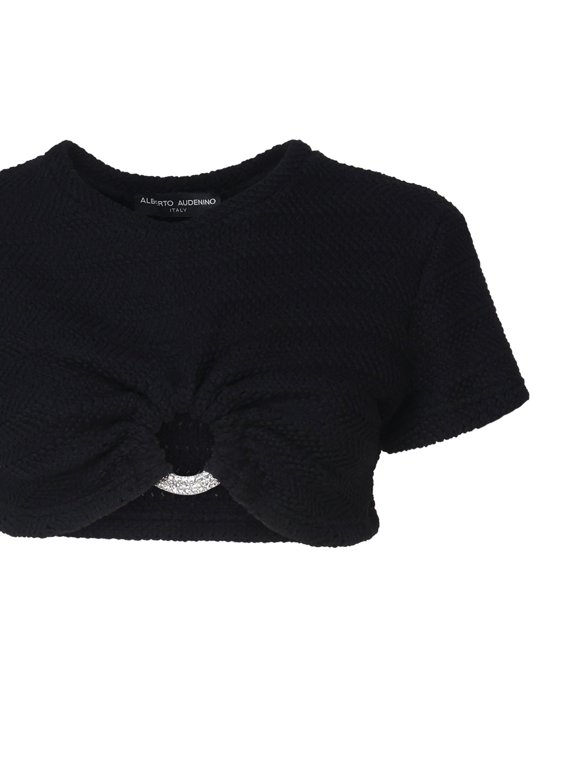 Alberto Audenino Top Black Cotton