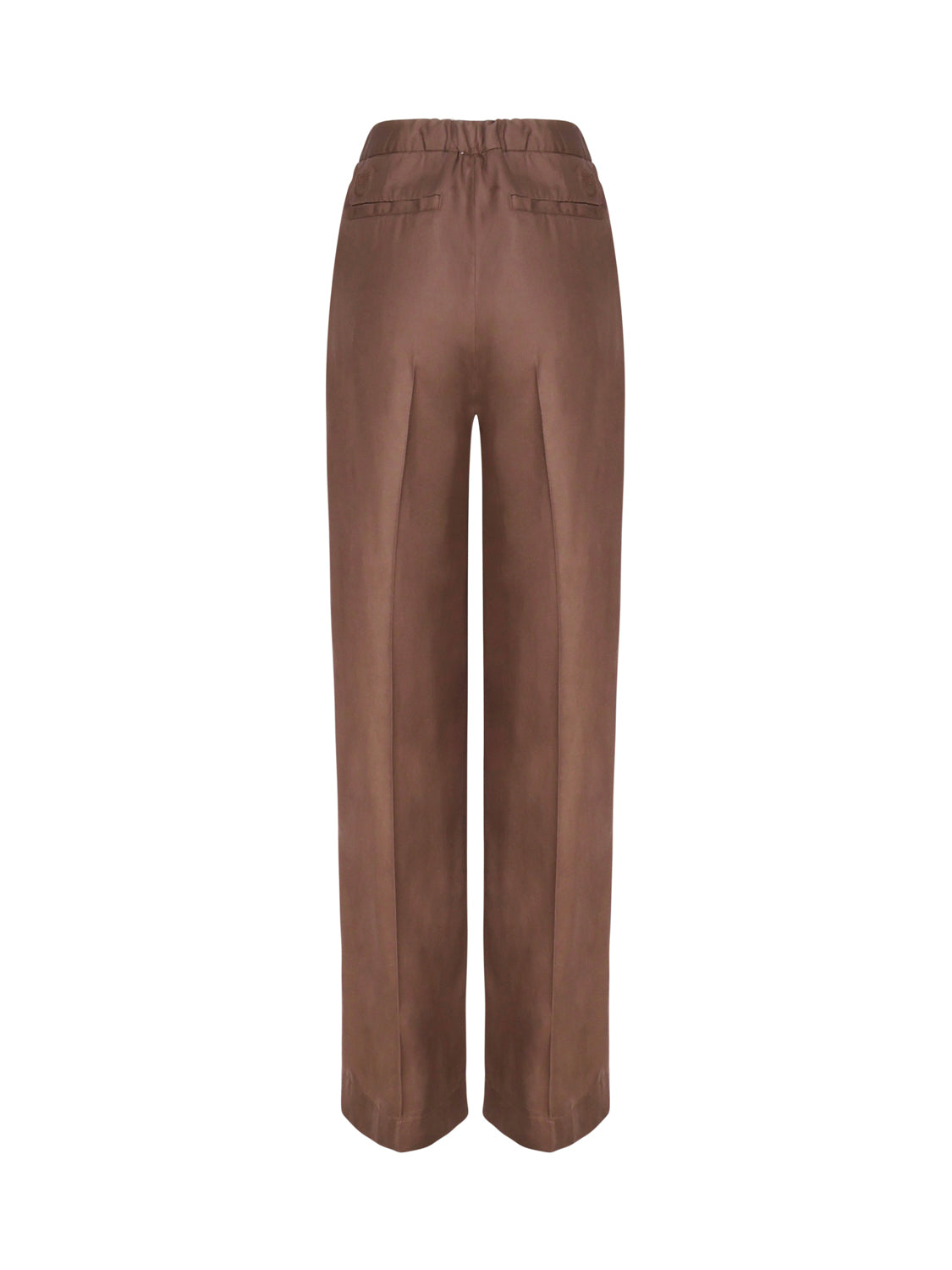 Pinko Trousers Brown Lyocell