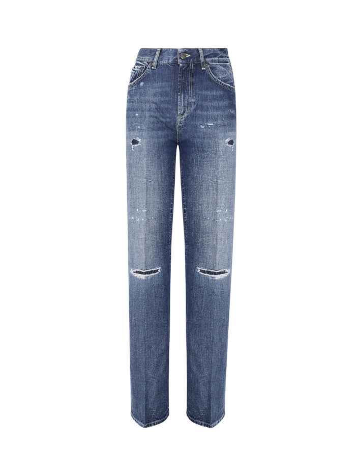 Dondup Jeans Blue Cotton