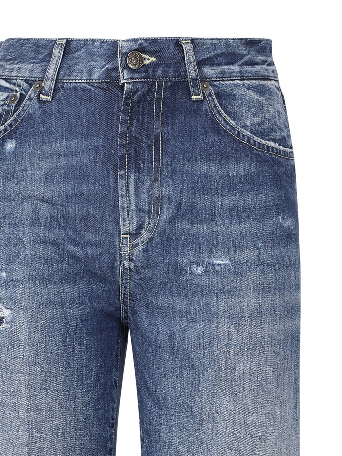 Dondup Jeans Blue Cotton