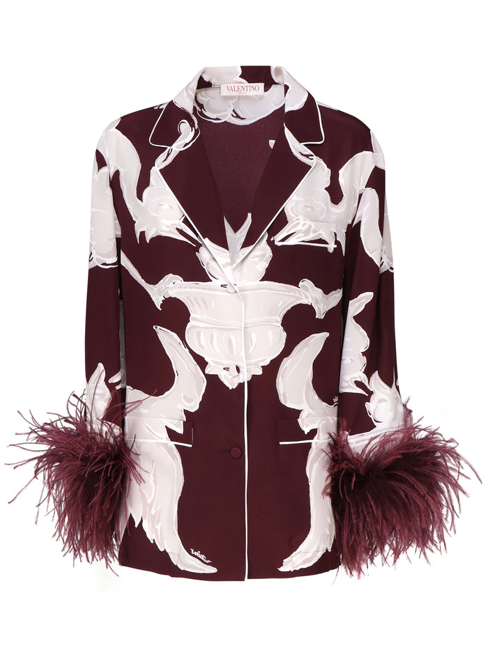 Valentino Garavani Shirts Amarone/perla