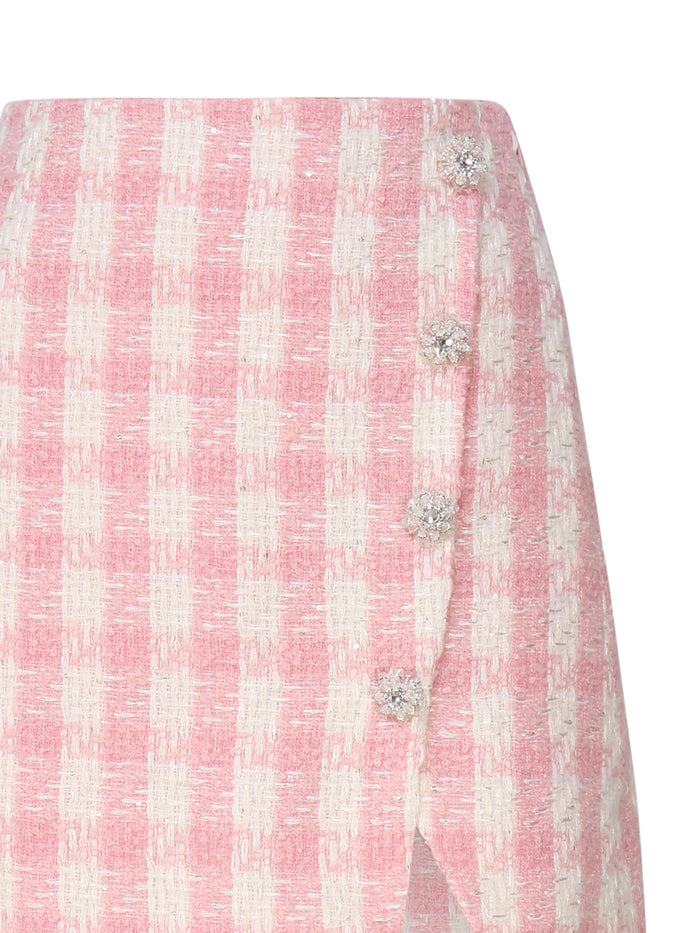 Self-Portrait Skirts Pink Polyester
