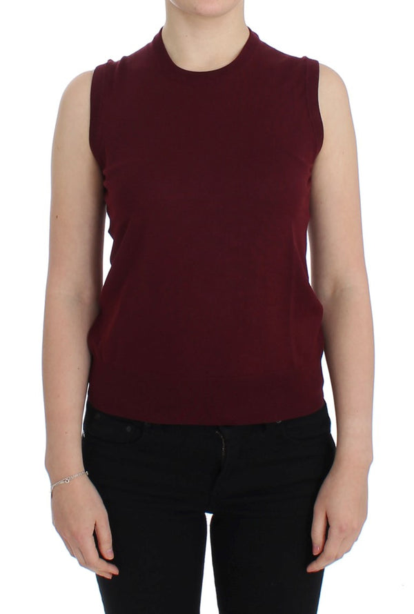 Dolce & Gabbana 100% Wool vest in red