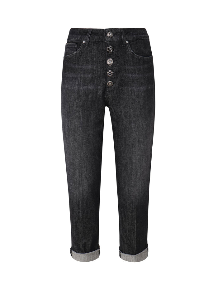 Dondup Jeans Black Cotton