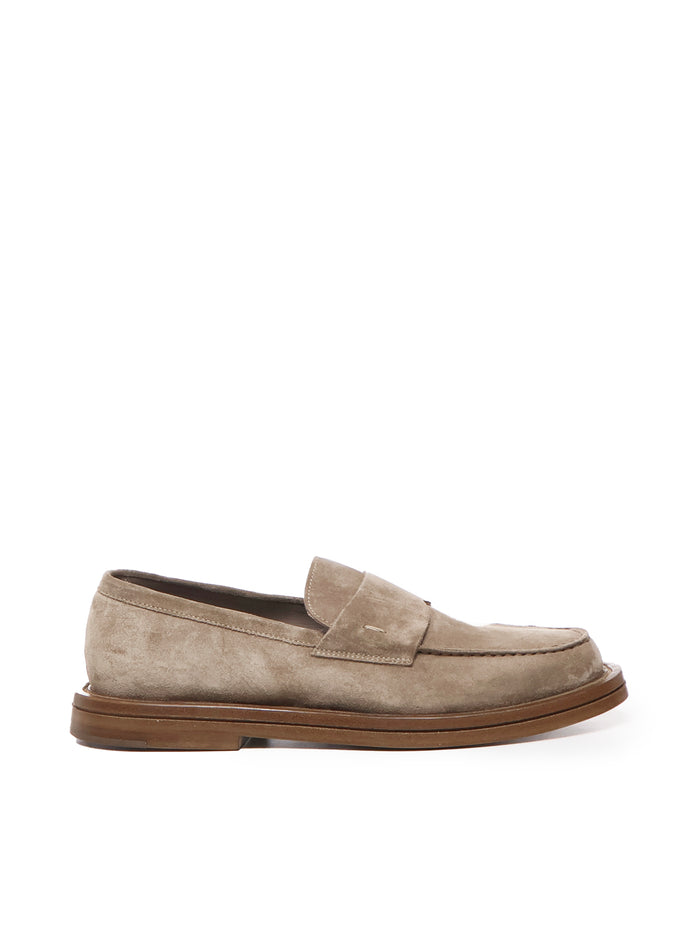 THE-ANTIPODE Flat shoes Khaki Suede