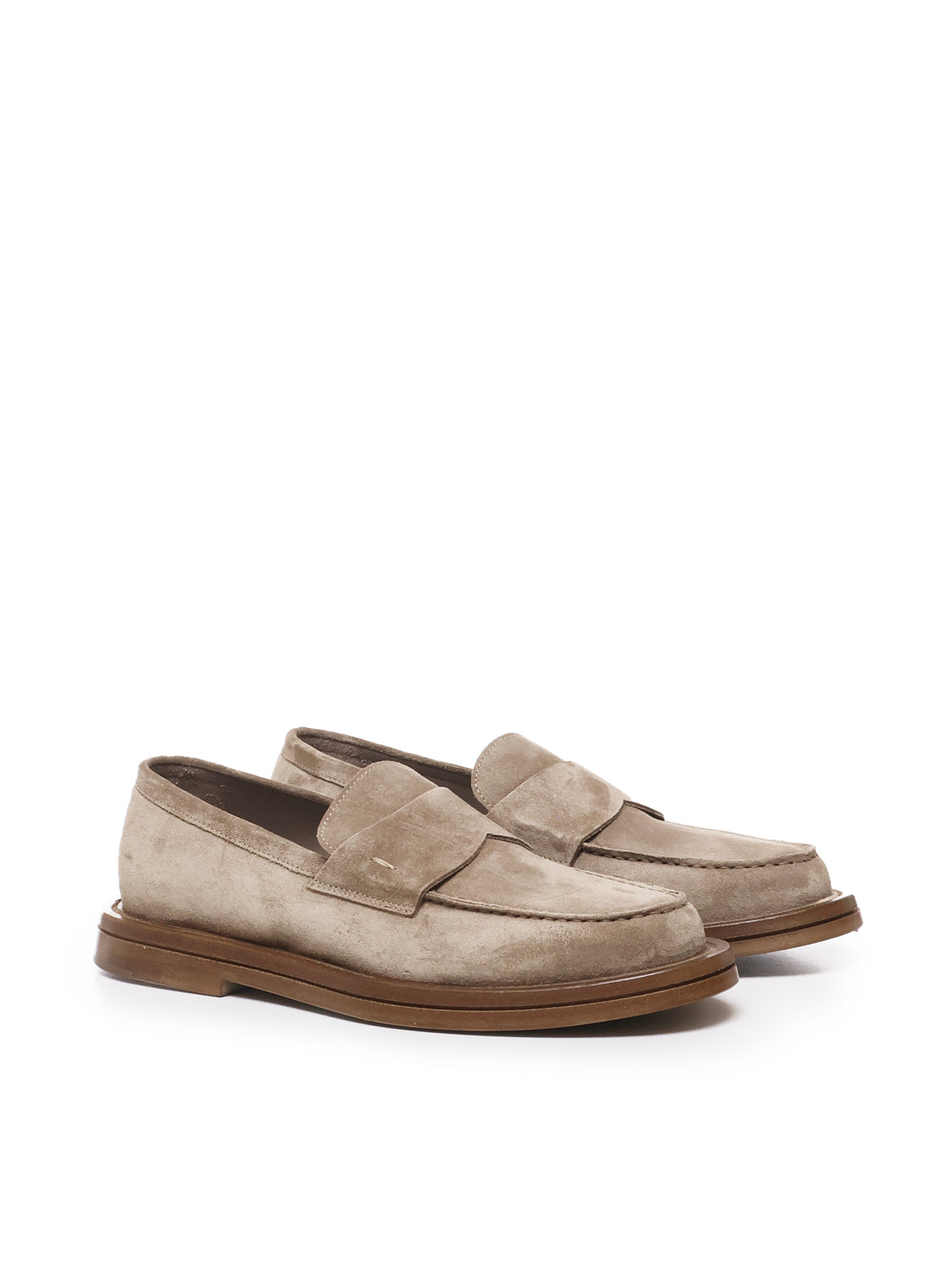 THE-ANTIPODE Flat shoes Khaki Suede