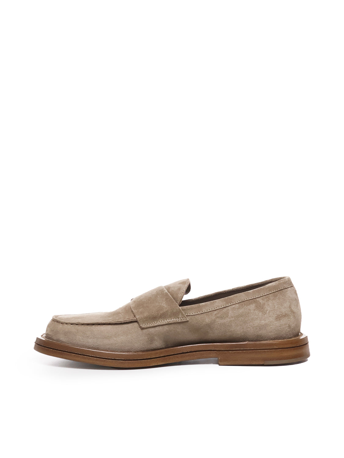 THE-ANTIPODE Flat shoes Khaki Suede